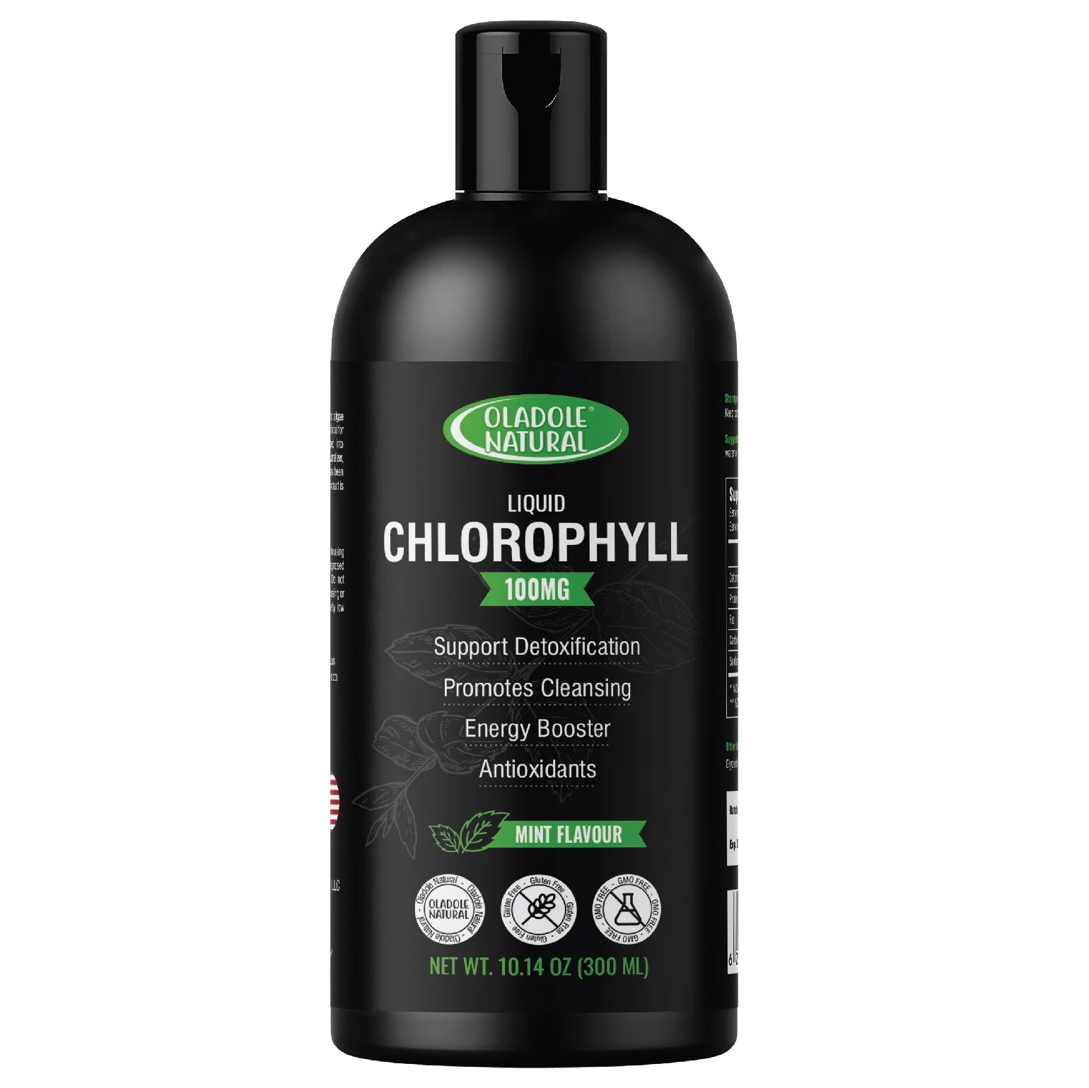 أولادول سائل الكلوروفيل الطبيعي بنكهة النعناع 300 مل
