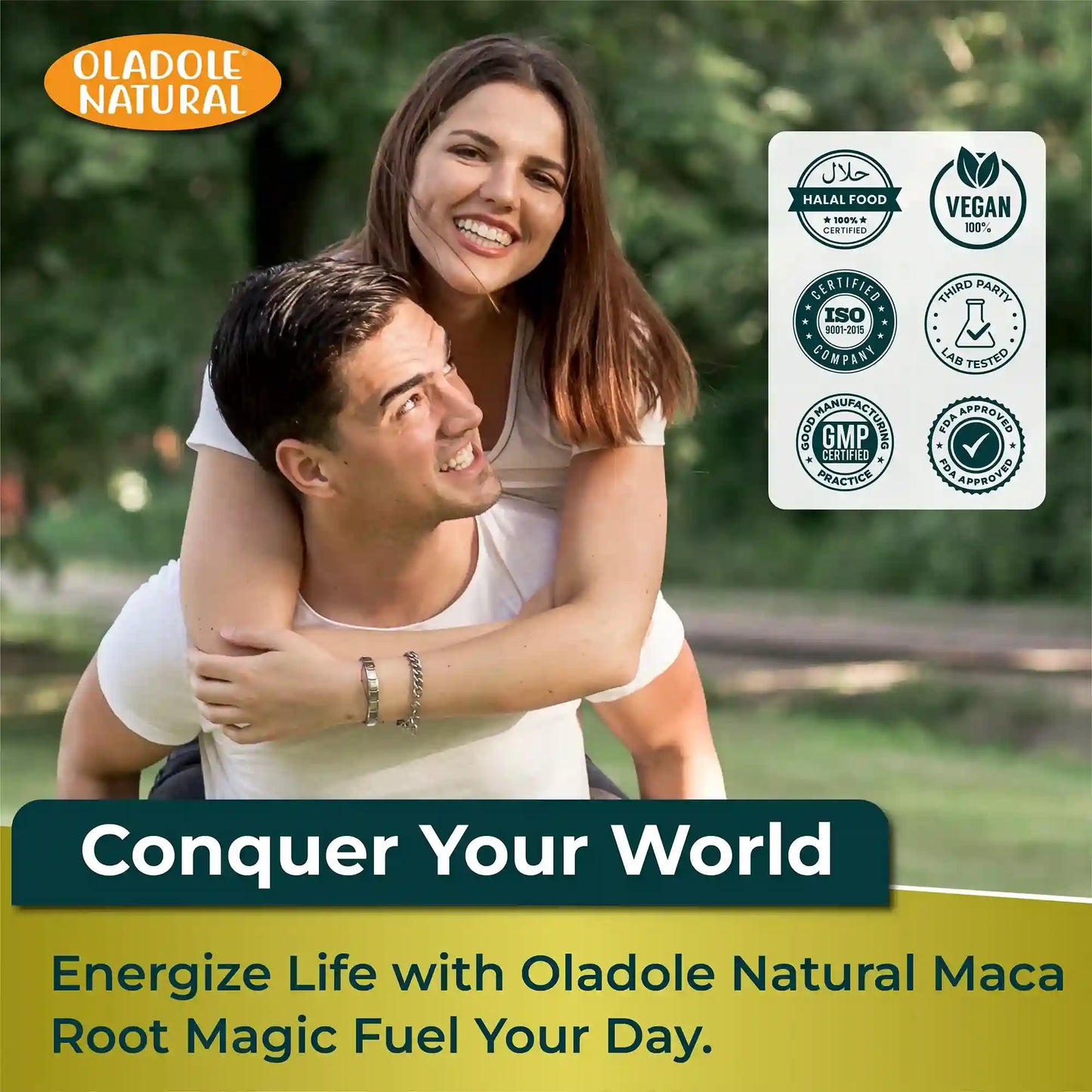 Oladole Natural Organic Maca Root Powder Capsules 8050mg 90 Capsule