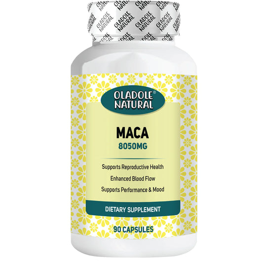 Oladole Natural Organic Maca Root Powder Capsules 8050mg 90 Capsule