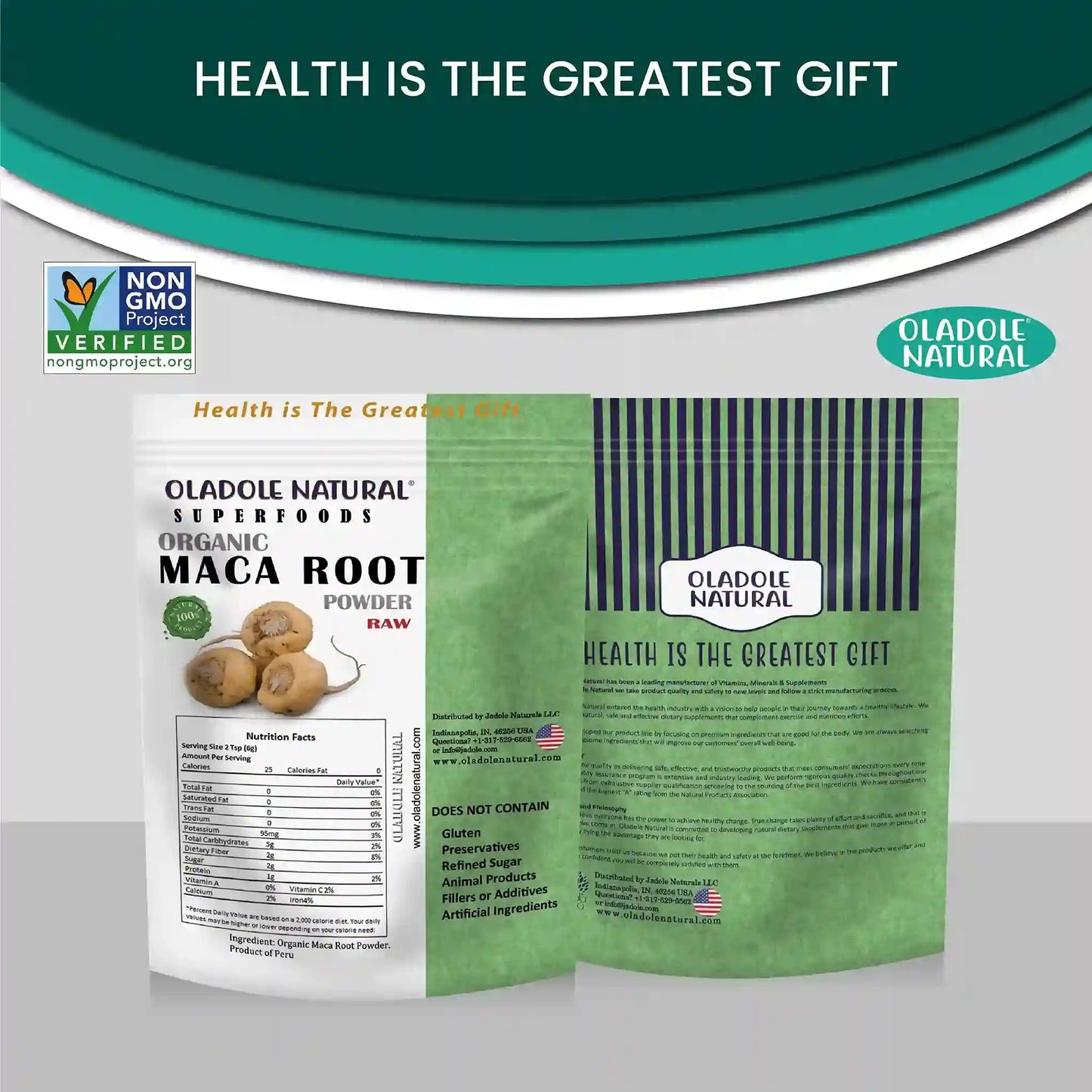 Oladole Natural Organic Maca Root Powder 240 gm