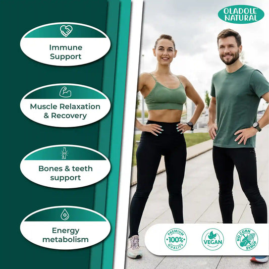 Oladole Natural Magnesium Complex (400mg)-180 Capsules
