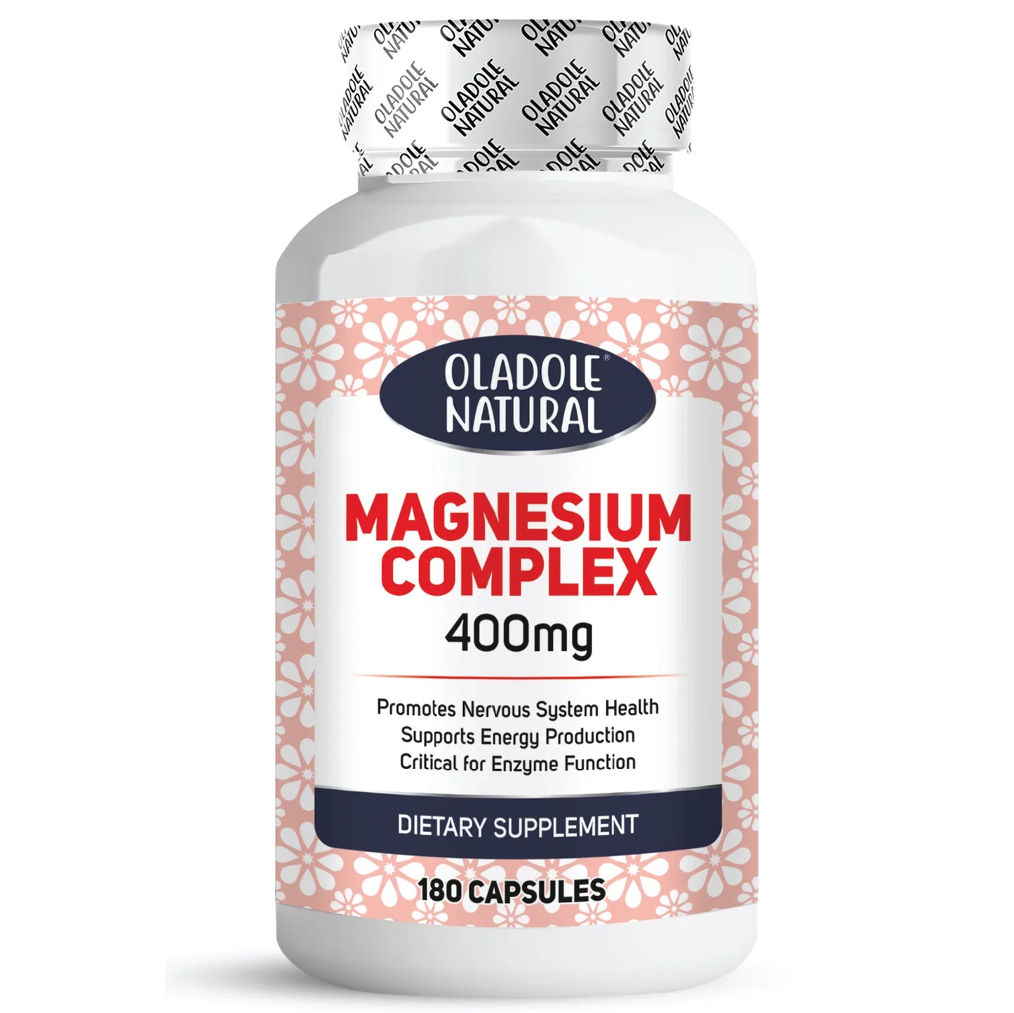 Oladole Natural Magnesium Complex (400mg)-180 Capsules