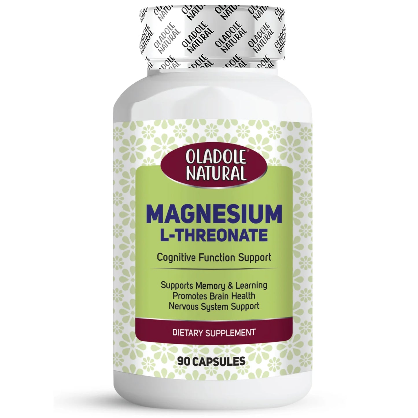 Oladole Natural Magnesium L-Threonate, 90 Capsules