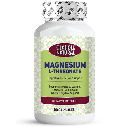 Oladole Natural Magnesium L-Threonate, 90 Capsules