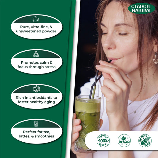 Oladole Natural Raw Matcha Green Tea Powder 100 g
