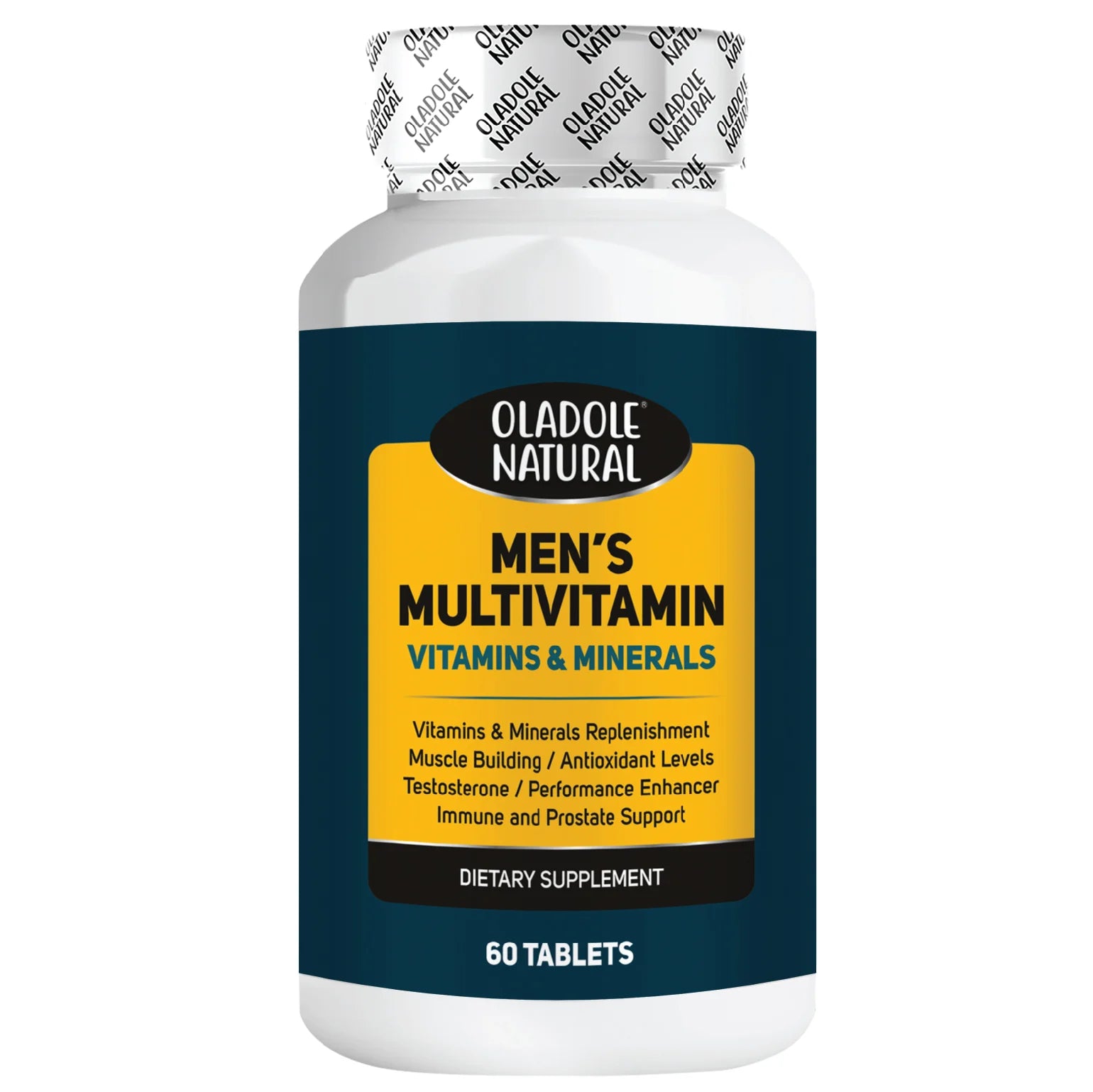 مكمل غذائي متعدد الفيتامينات للرجال من أولادول ناتشورال، 60 قرصًا