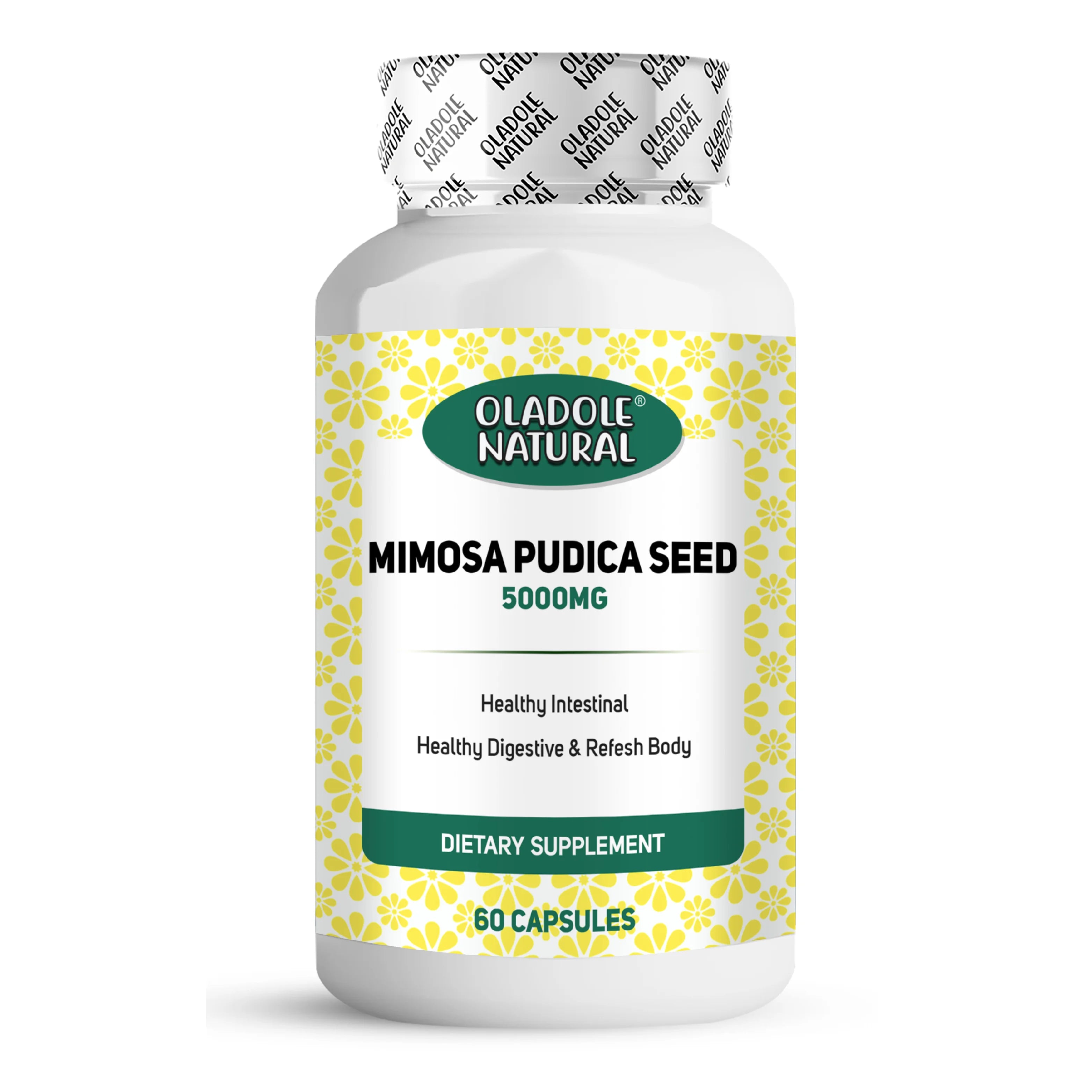 Oladole Natural Mimosa Pudica Seed Capsules - 60 Count