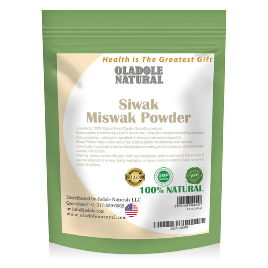 مسحوق المسواك الطبيعي من أولادول، 100 جرام 