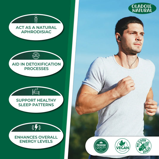 Oladole Natural Mucuna Extract 1000 mg, 120 Capsule