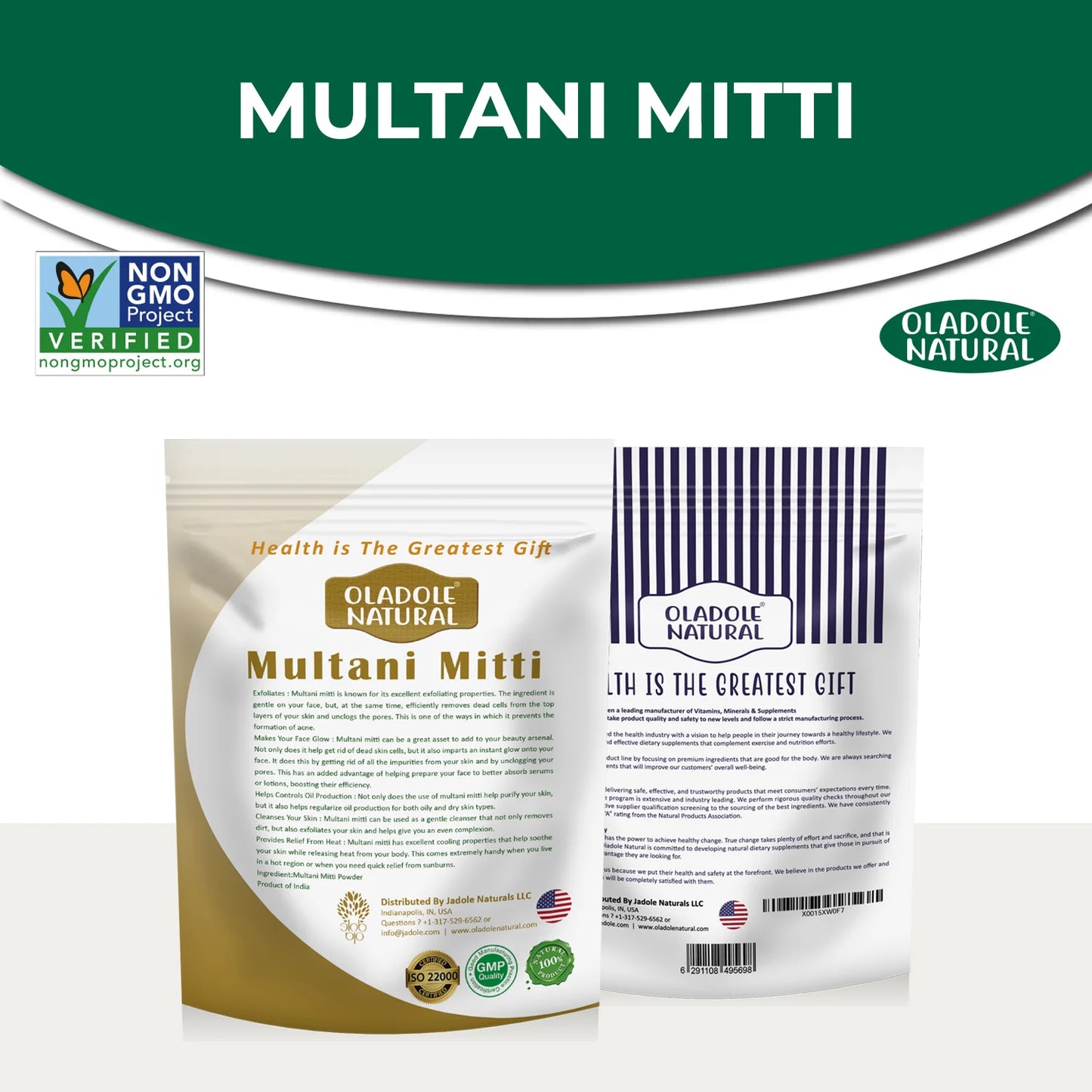 Oladole Natural Multani Mitti Powder 100g