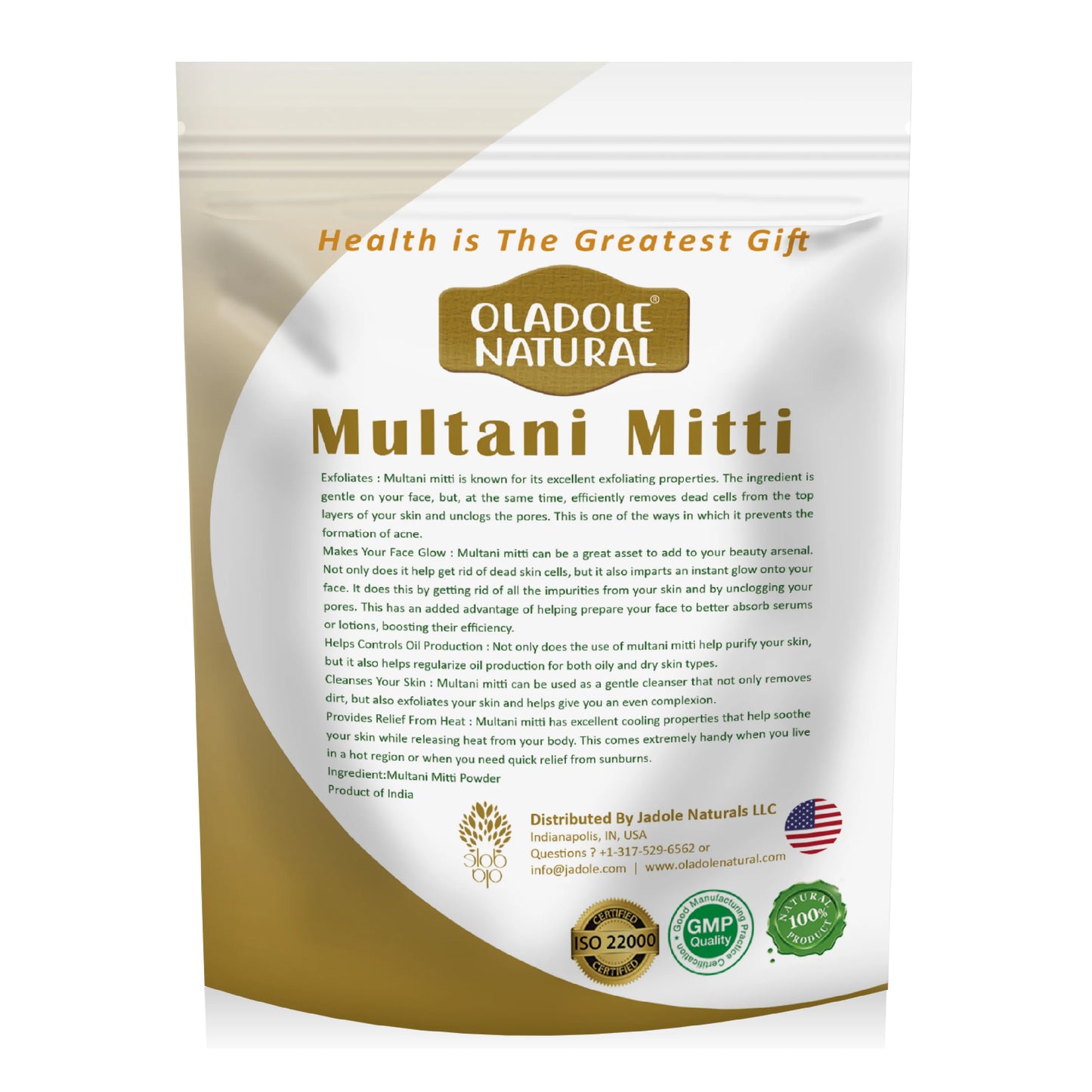 Oladole Natural Multani Mitti Powder 100g