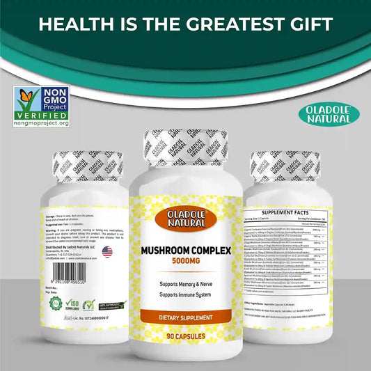 Oladole Natural Mushroom Complex - 90 Capsules