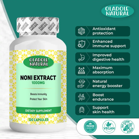 Oladole Natural Noni Extract 1000 mg 120 capsule