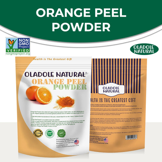 Oladole Natural Orange Peel Powder 100% Pure and Natural