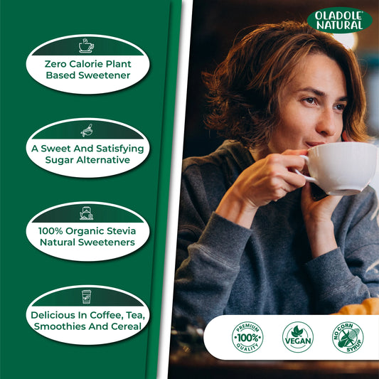 Oladole Natural Organic Stevia Sweetener Blend 200g