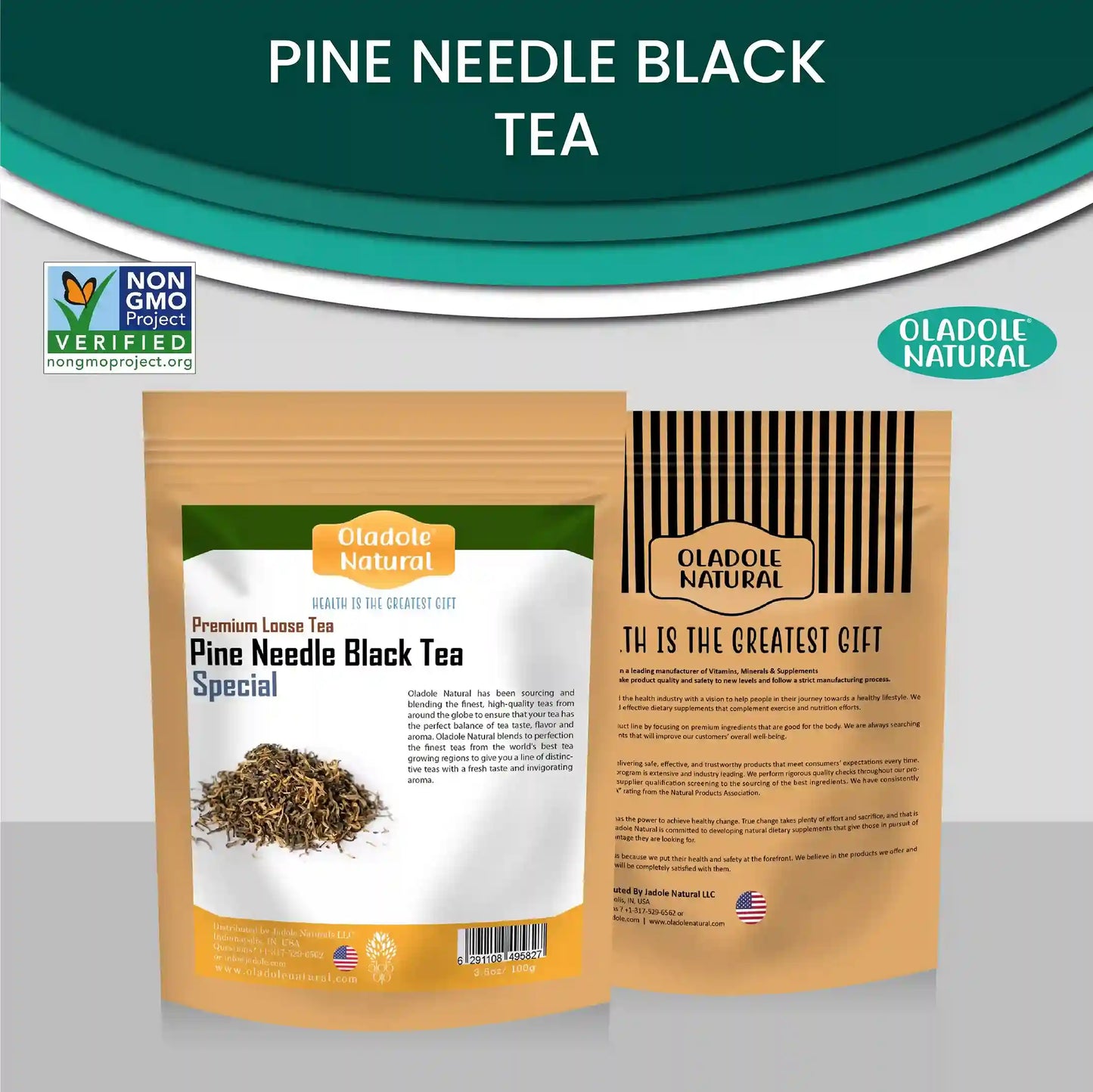 Oladole Natural Pine Needle Black Tea 100g