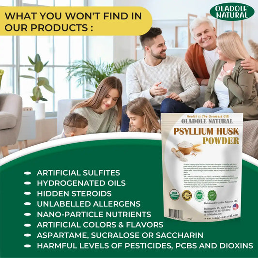 Oladole Natural Psyllium Husk Powder 100g