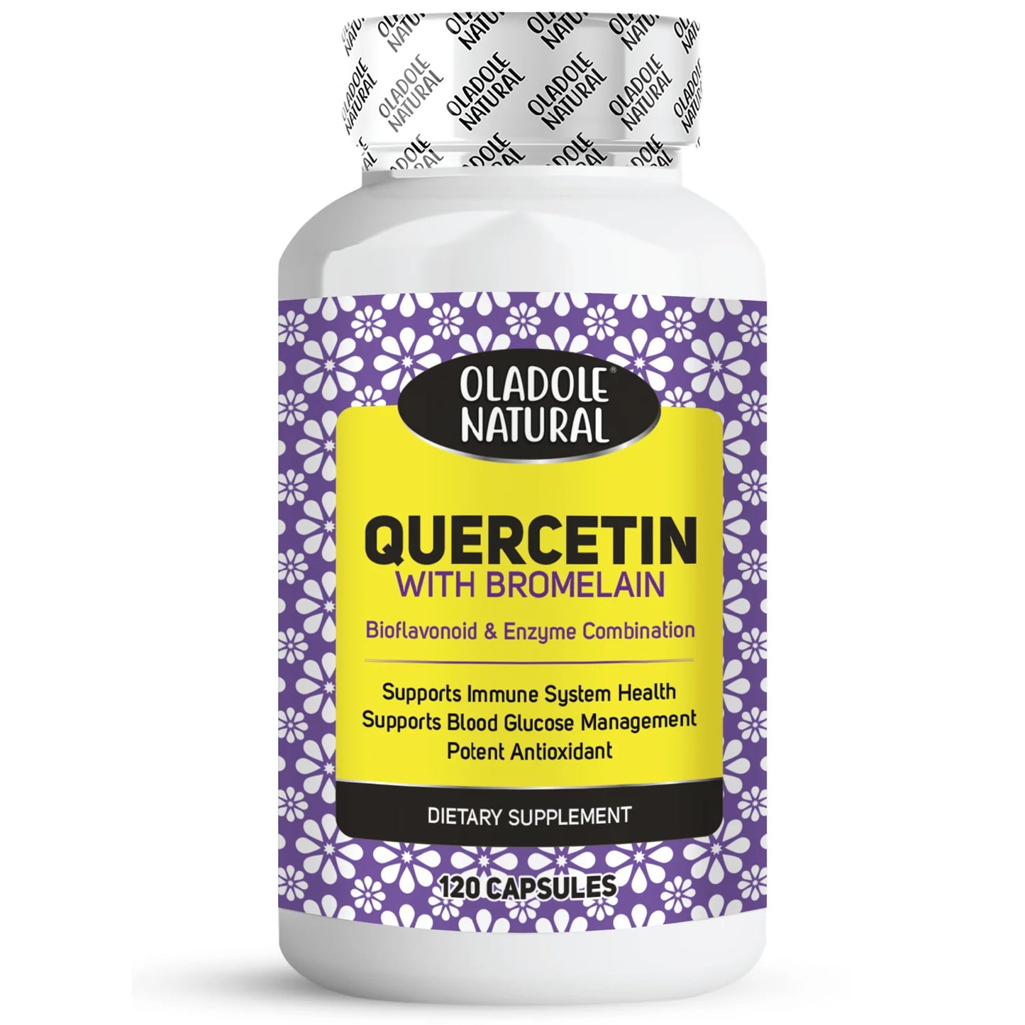 Oladole Natural Quercetin With Bromelain 120 capsules