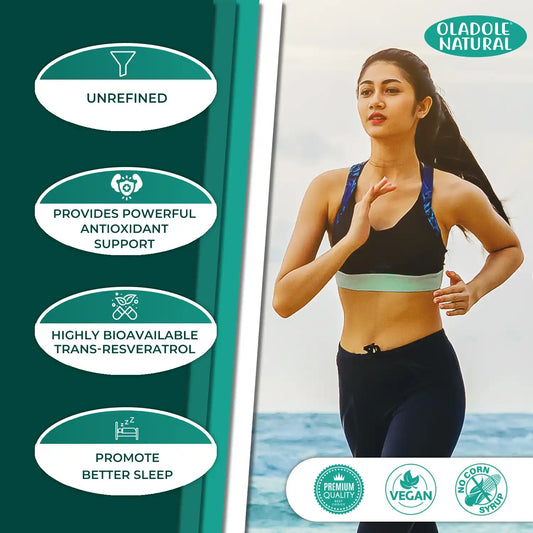 Oladole Natural Resveratrol- 1450mg (60 Tablets)