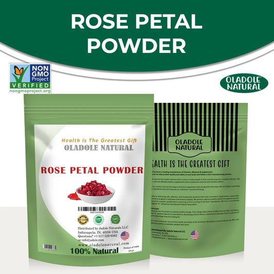 Oladole Natural Rose Petal Powder 100g