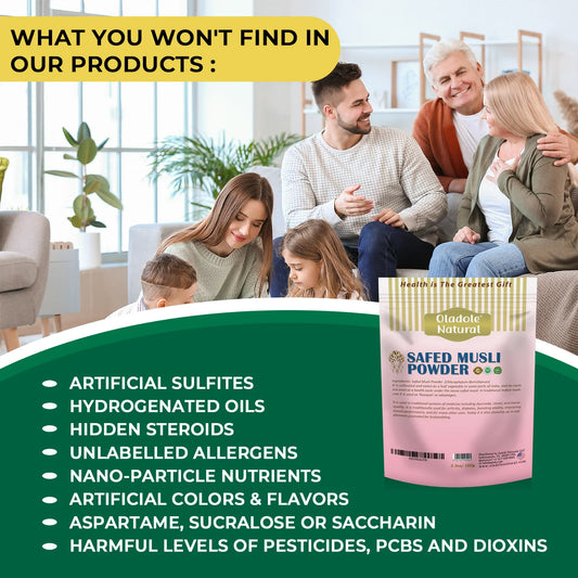  Oladole Natural Safed Musli Powder   Our Product Features