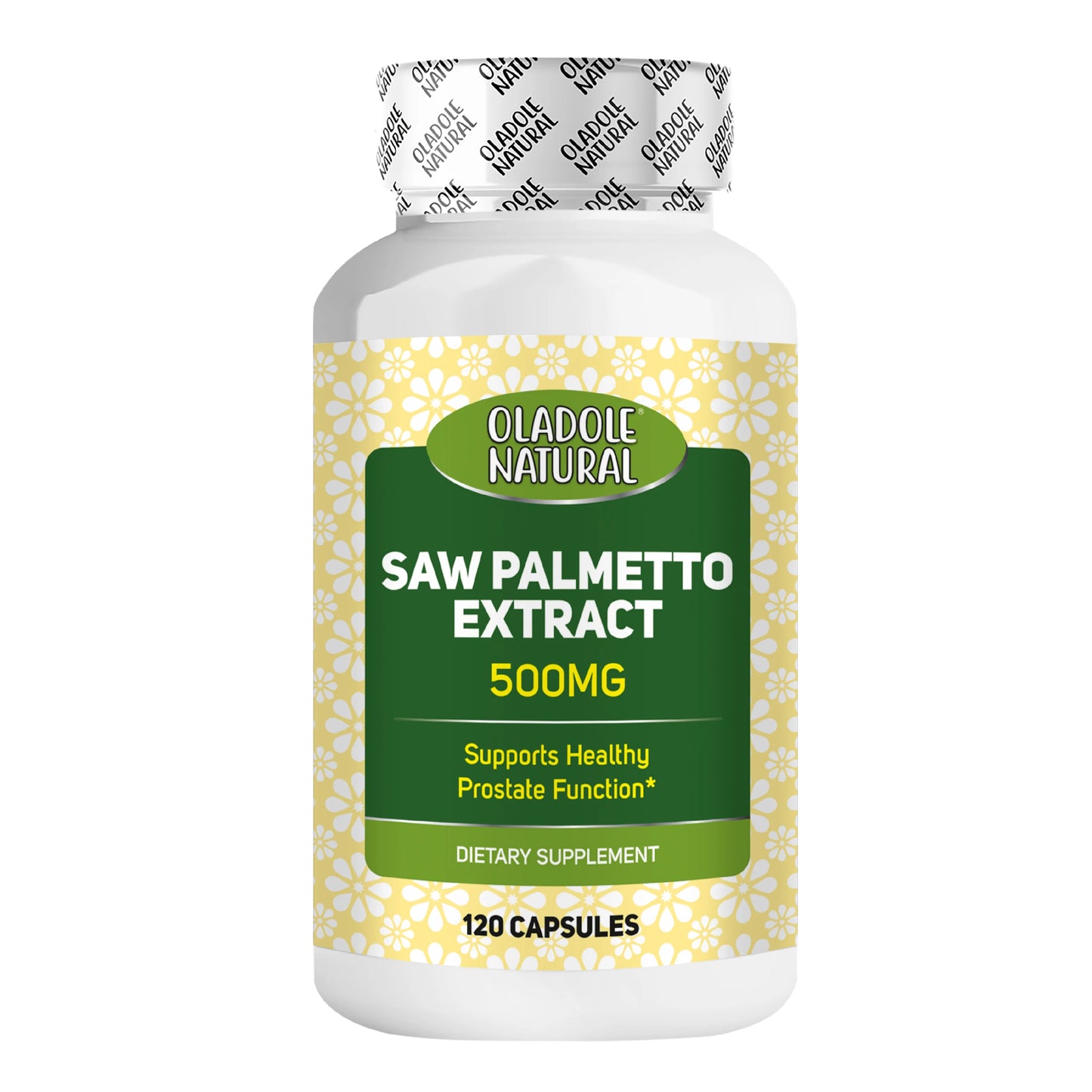 Oladole Natural Saw Palmetto Extract 500mg 120 Capsules