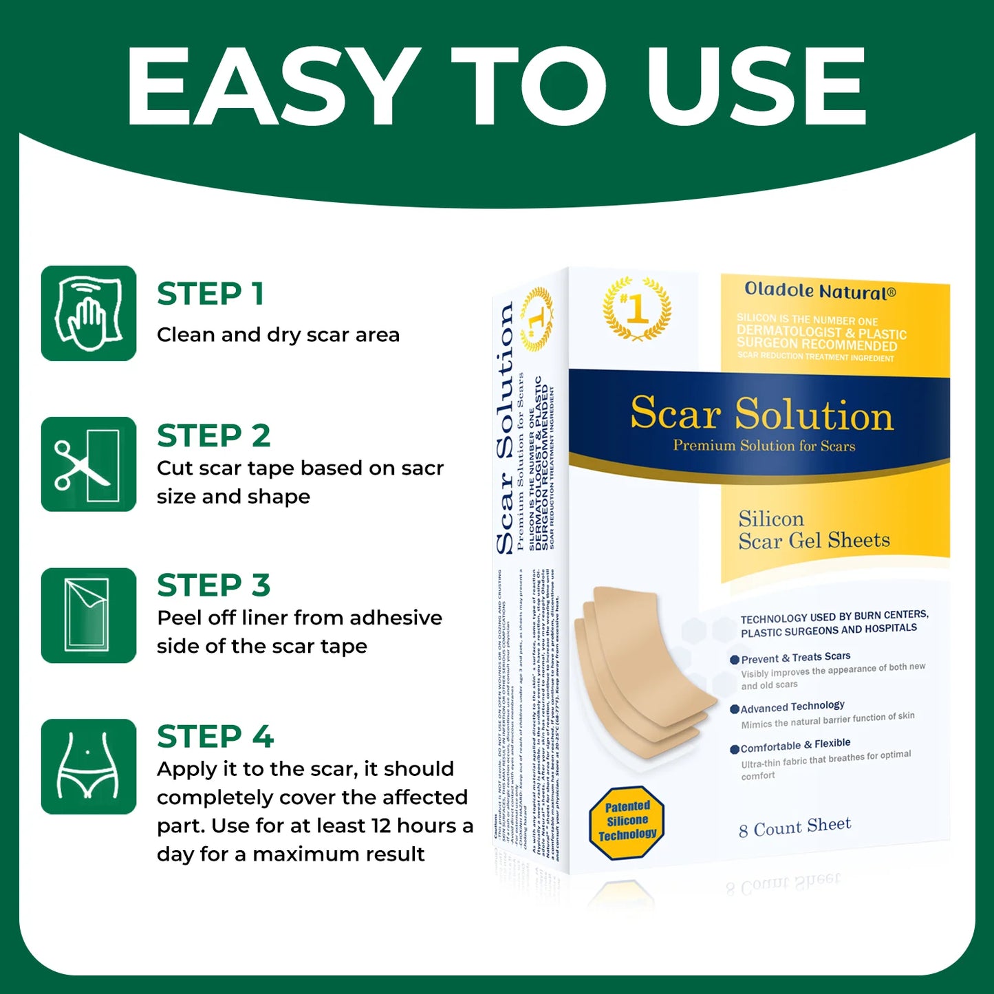 Oladole Natural Scar Solution How To Use
