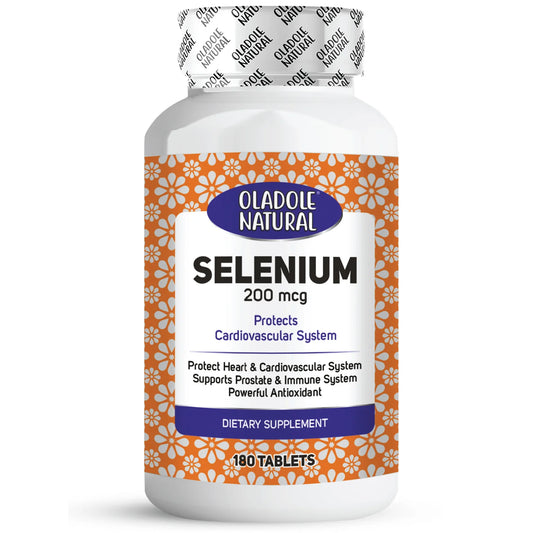 Oladole Natural Selenium 200mcg 180 Tablets