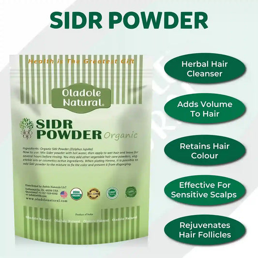 Oladole Natural Organic Natural Sidr Powder for Hair & Skin 300grams