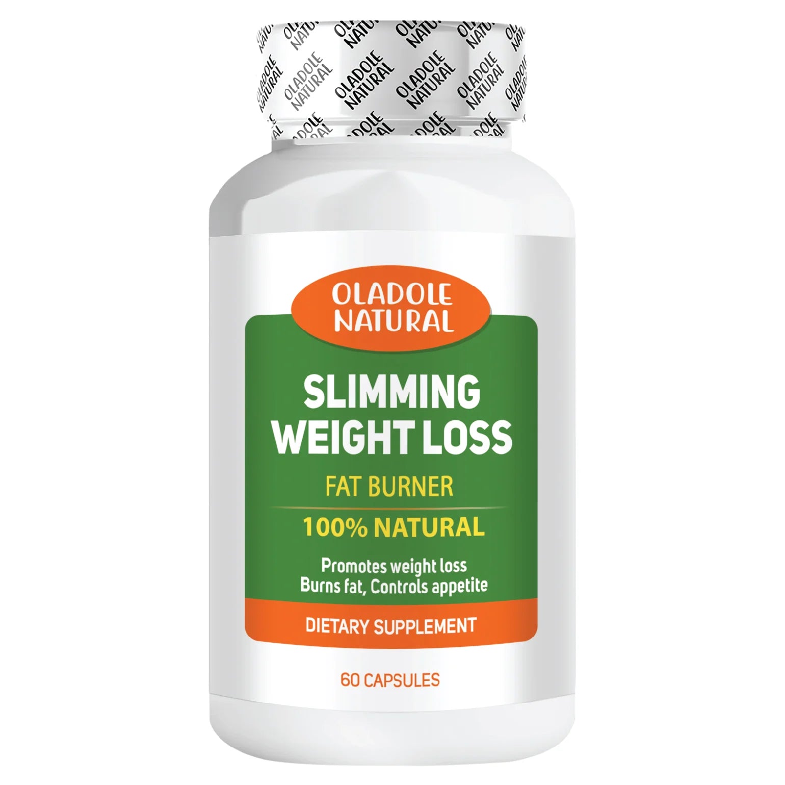 Oladole Natural 100% Natural Slimming Weight Loss Fat Burner 60 Capsules