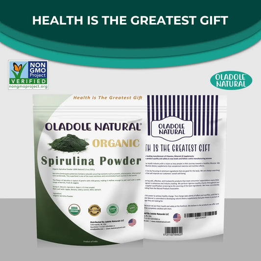Oladole Natural Organic Spirulina Powder 100g