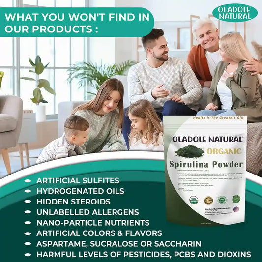 Oladole Natural Organic Spirulina Powder 100g