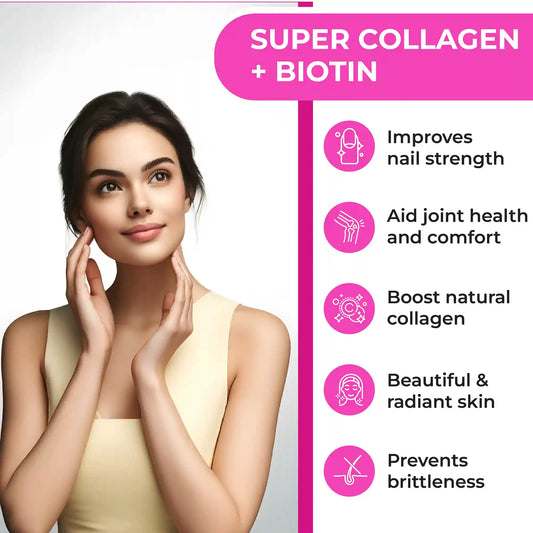 Oladole Natural Super Collagen Peptides + Vitamin C & Biotin