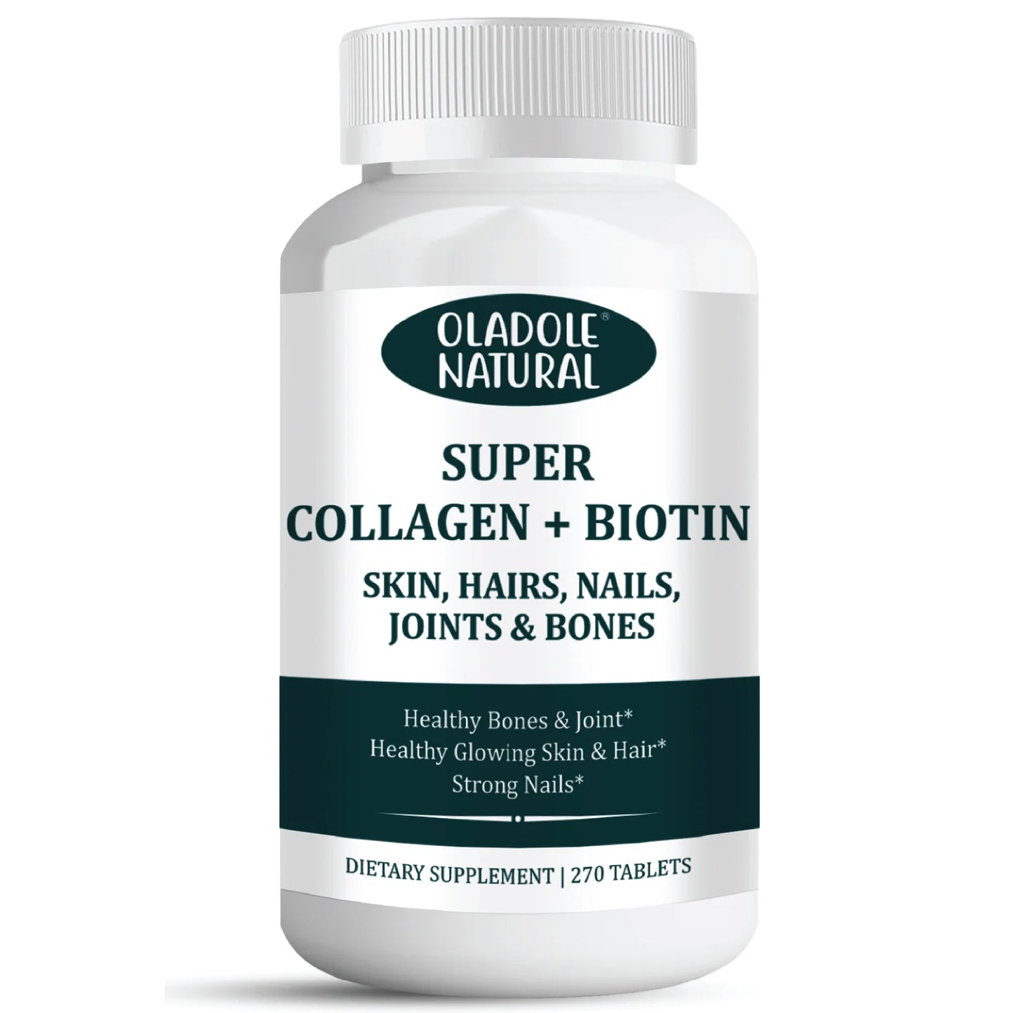 Oladole Natural Super Collagen Peptides + Vitamin C & Biotin