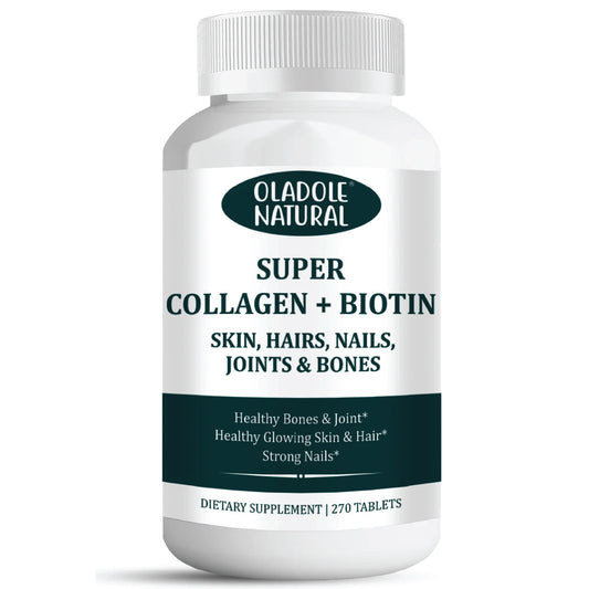 Oladole Natural Super Collagen Peptides + Vitamin C & Biotin