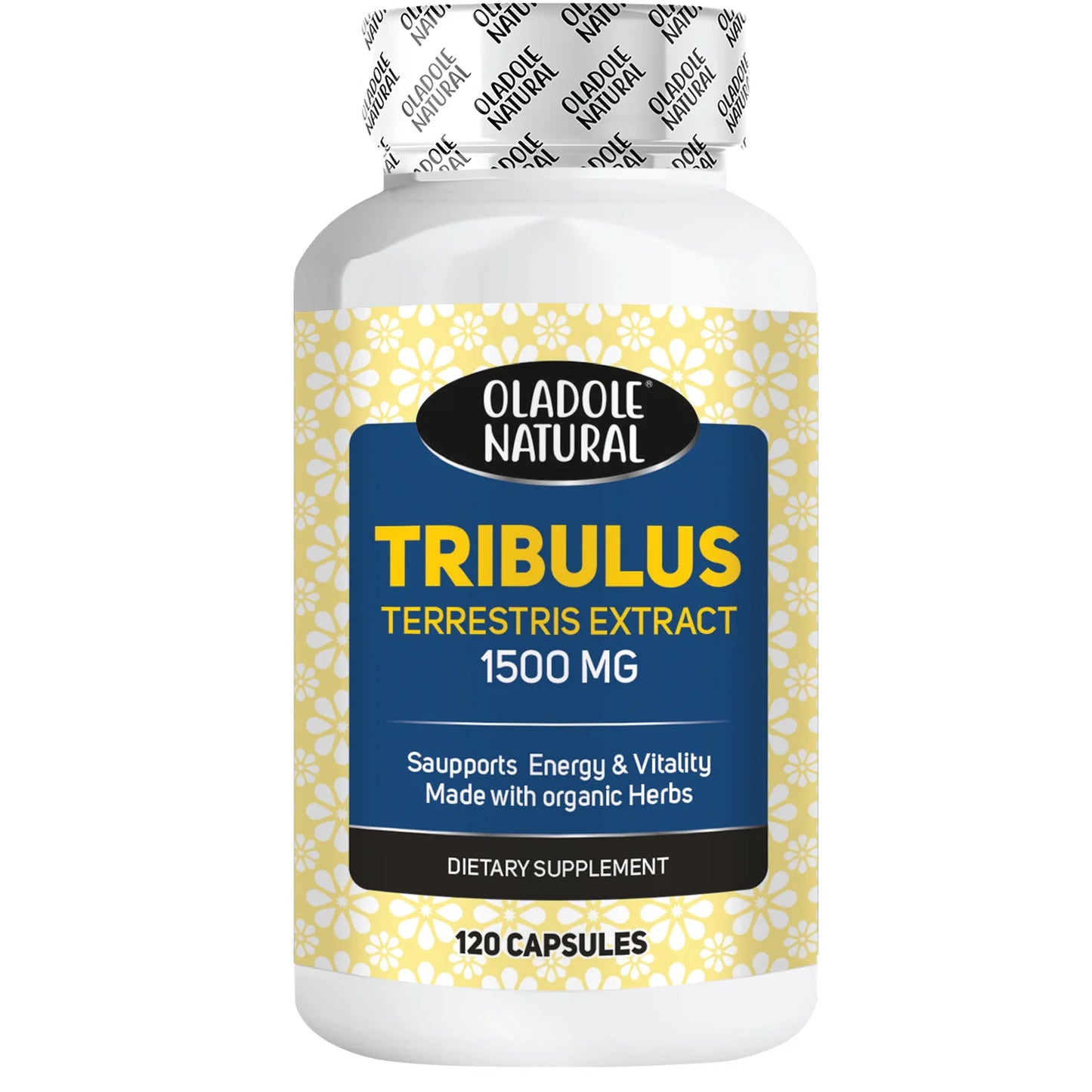 Oladole Natural Tribulus terrestris 1500 mg, 120 Capsules