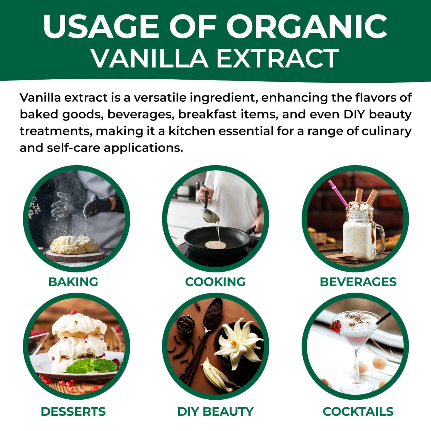 Oladole Natural Vanilla Extract Powder 50g