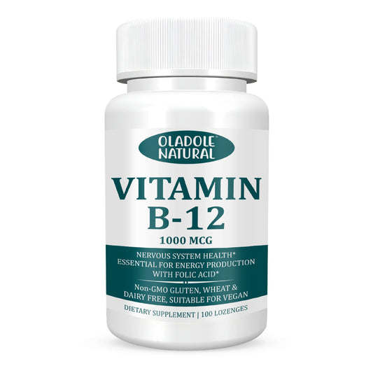 Oladole Natural Vitamin B-12 (1000mcg) - 100 Lozenges