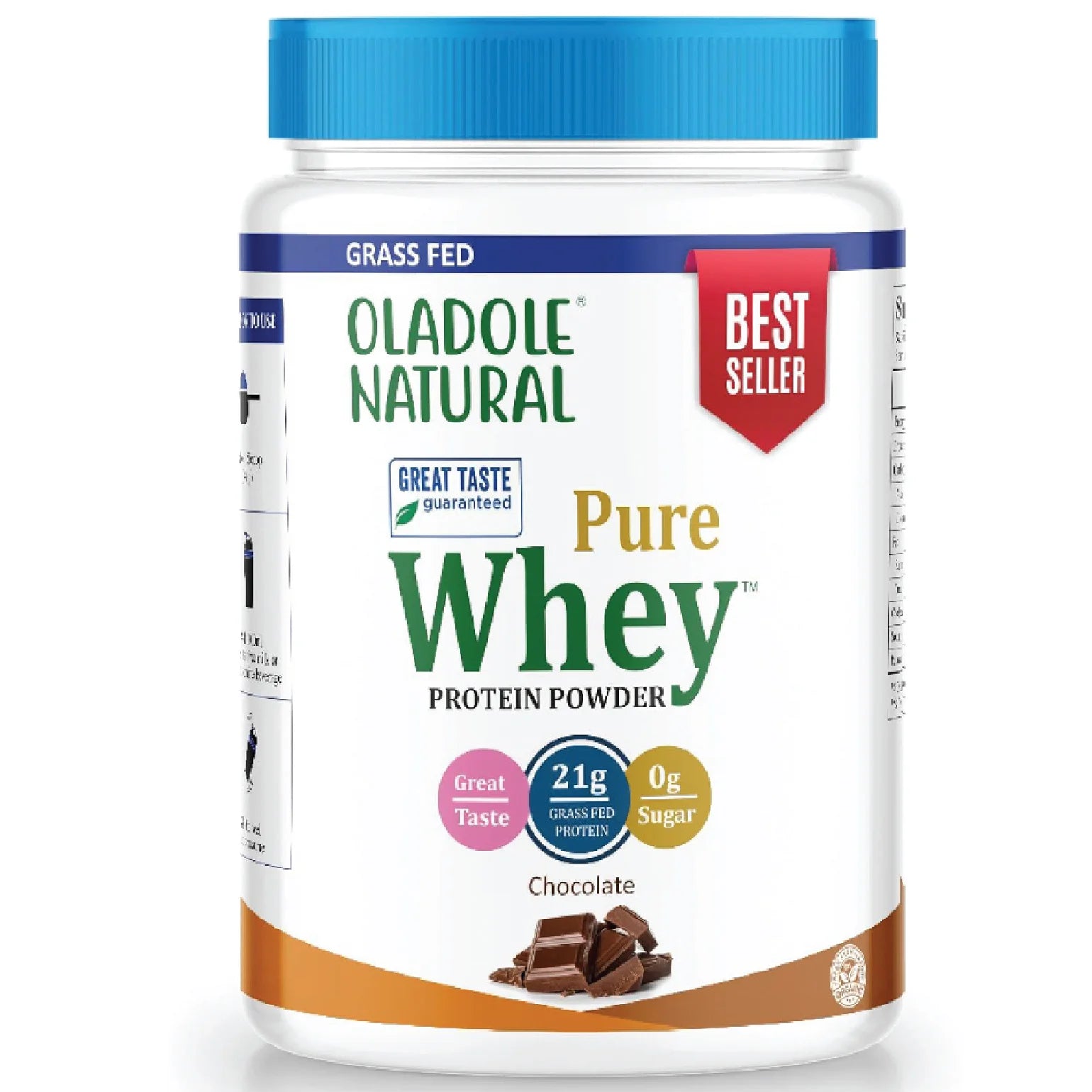 Oladole Natural Pure Whey Protein Powder 