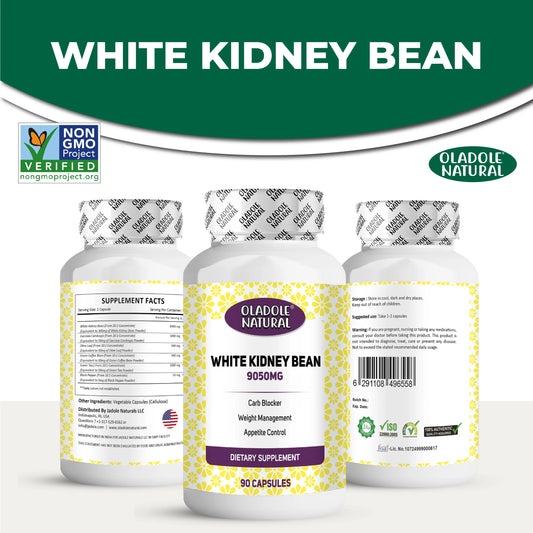 Oladole Natural White Kidney Bean 9050mg - 90 Capsules