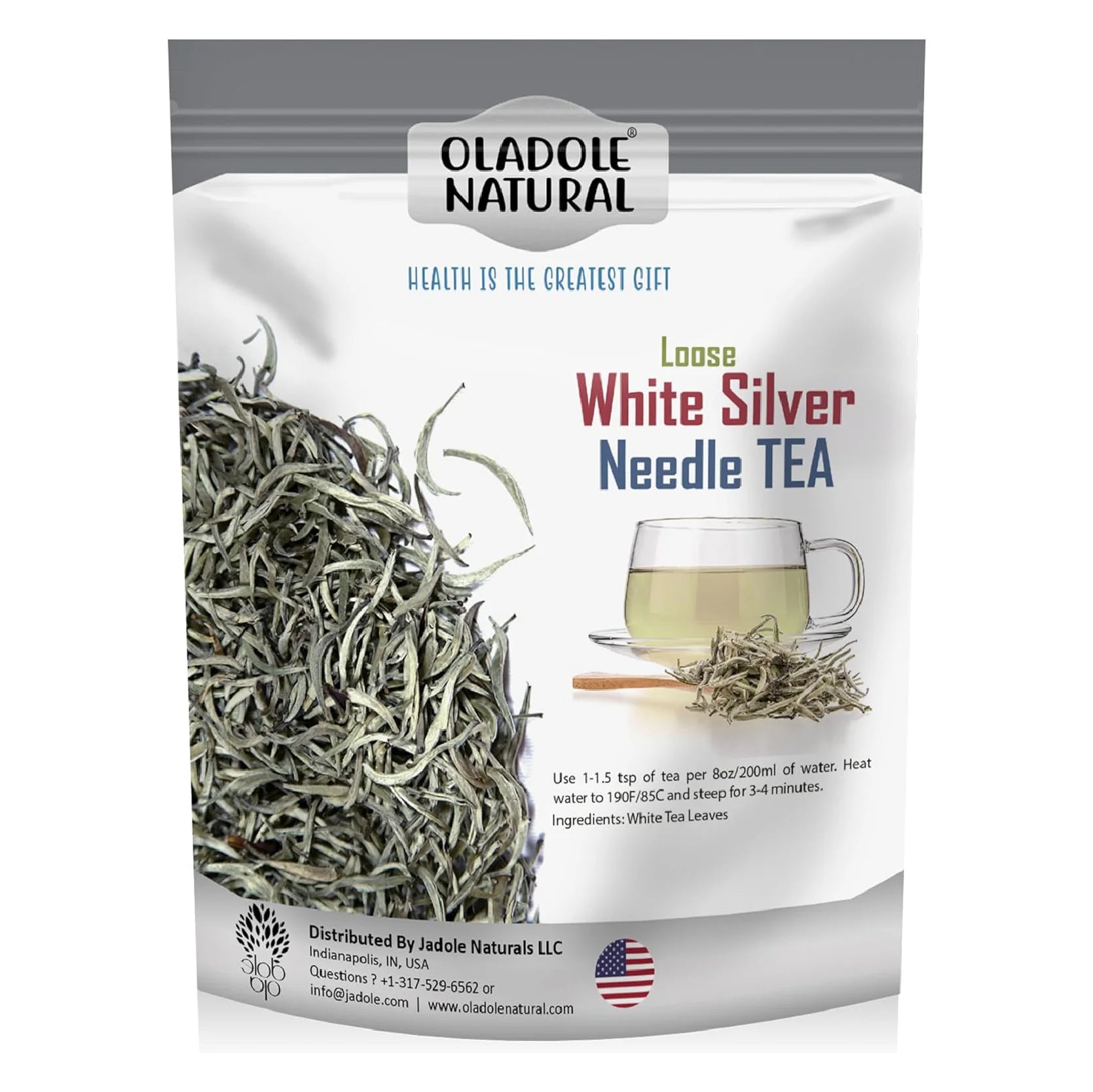 Oladole Natural Loose White Silver Needle Tea 100g