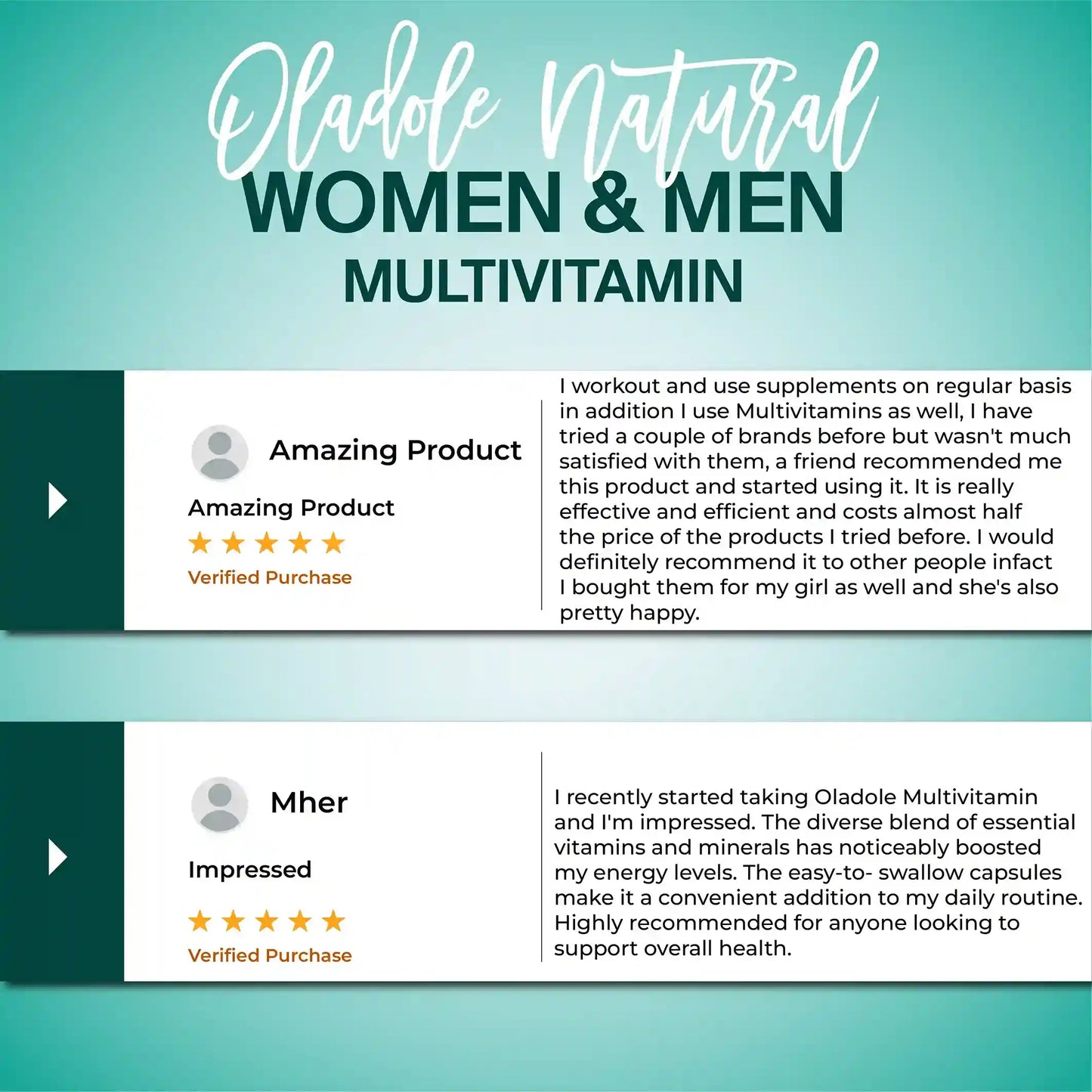 Oladole Natural Multivitamin for Men & Women 90 softgels