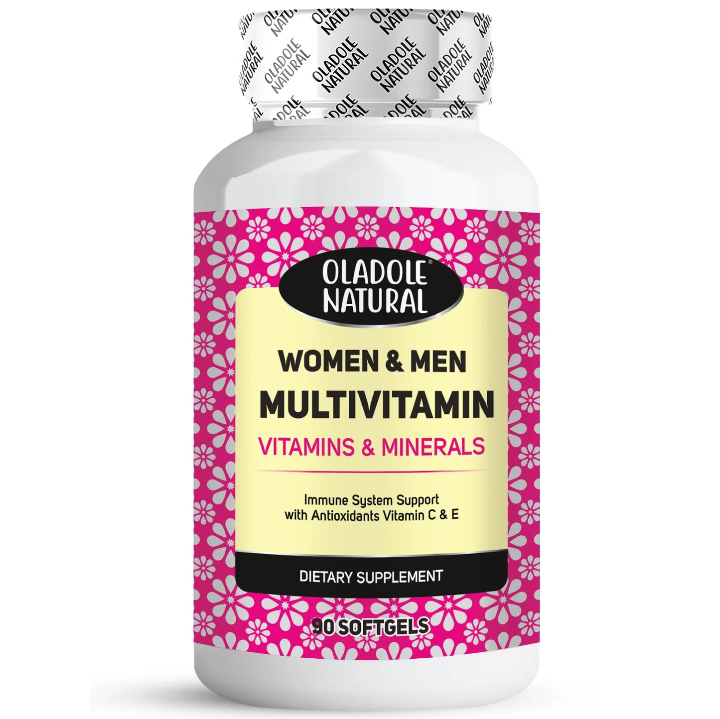 Oladole Natural Multivitamin for Men & Women 90 softgels