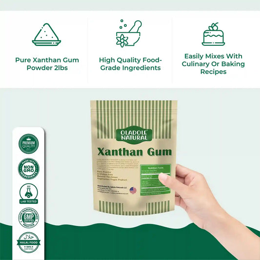 Oladole Natural Premium Quality Xanthan Gum, 200g