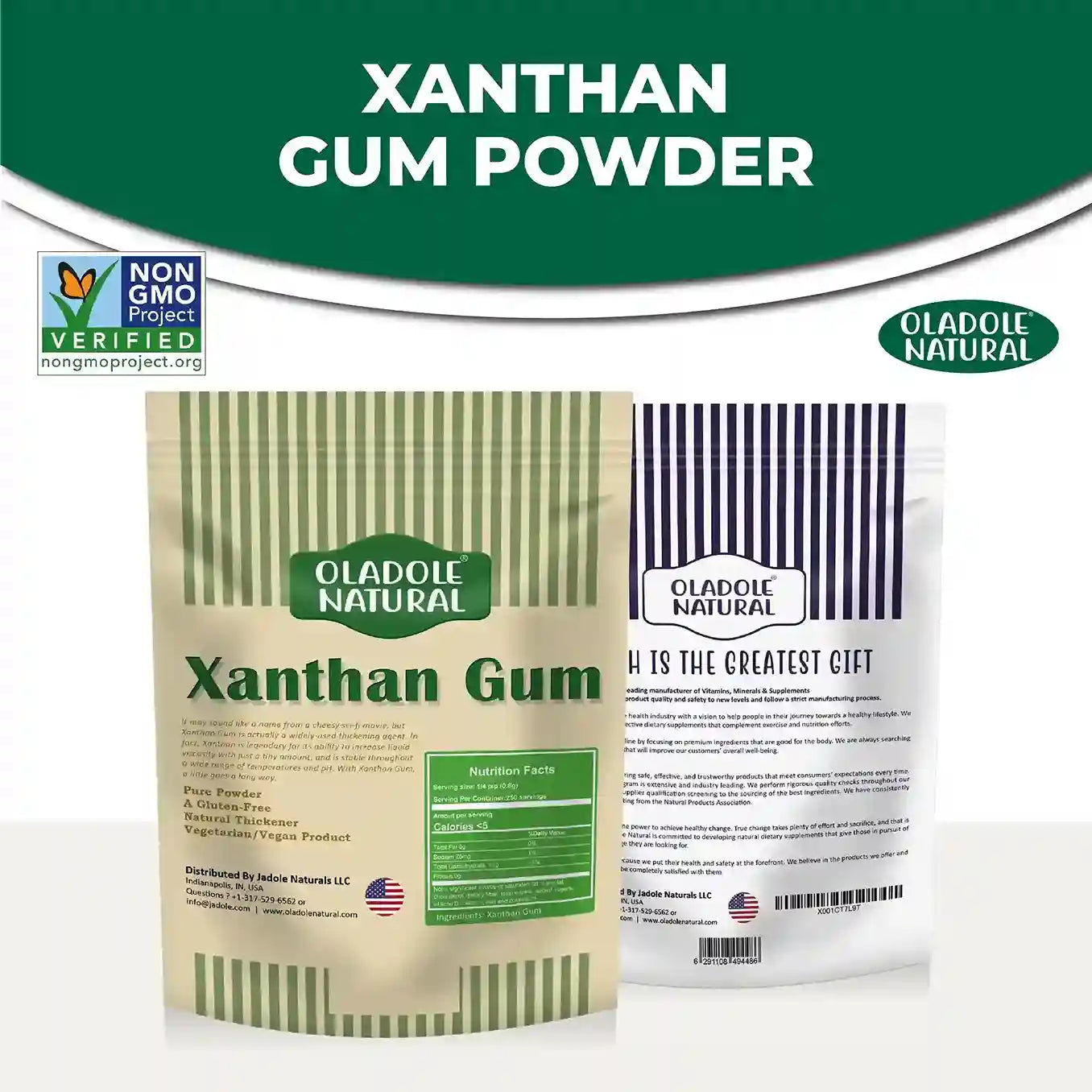 Oladole Natural Premium Quality Xanthan Gum, 200g