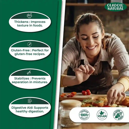 Oladole Natural Premium Quality Xanthan Gum, 200g