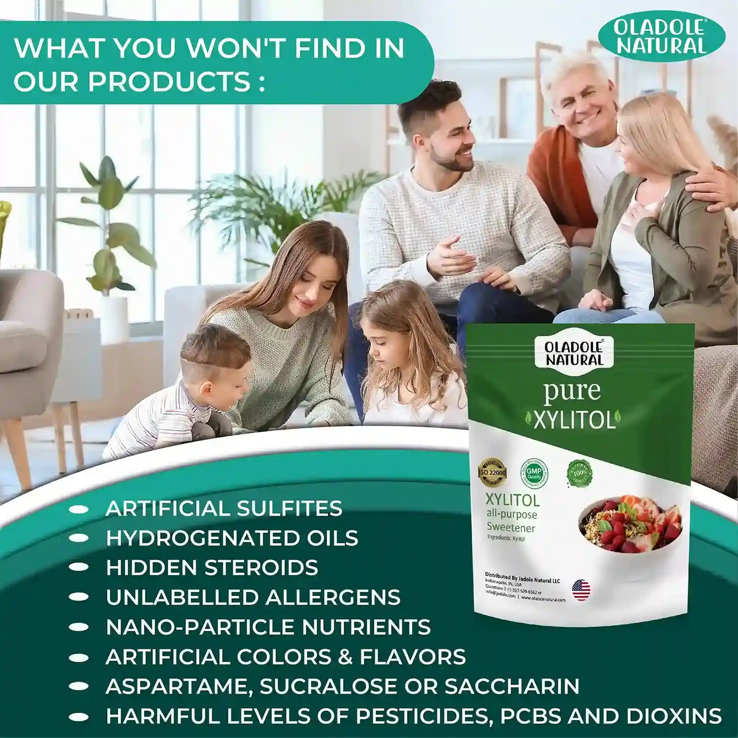 Oladole Natural Pure Xylitol 200g