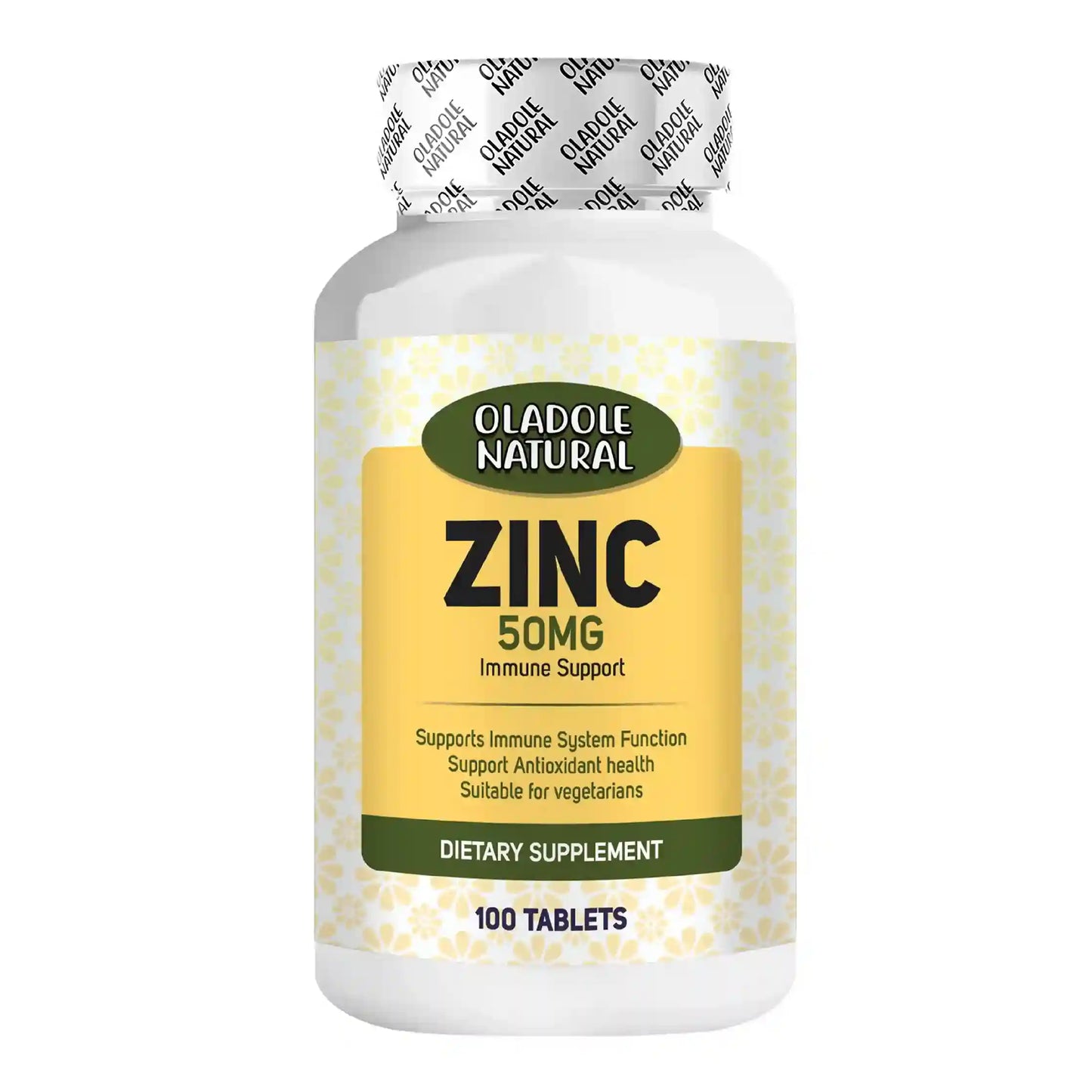 Oladole Natural Zinc Picolinate 50mg 100 Tablets