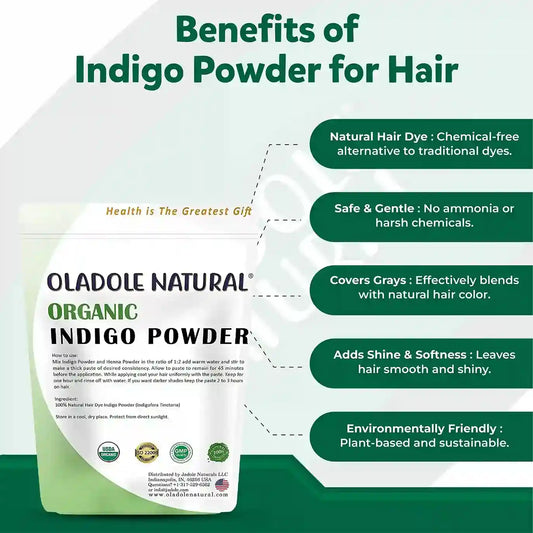 Oladole Natural Organic Indigo Powder 300g