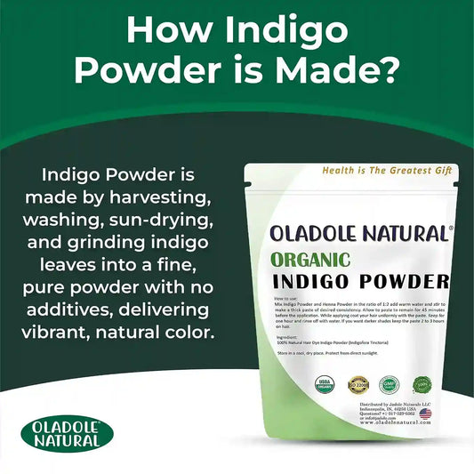 Oladole Natural Organic Indigo Powder 300g